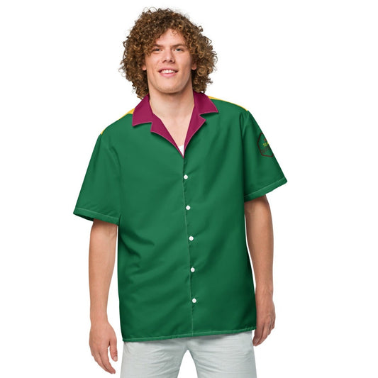 Vision Costume Short Sleeve Button Shirt