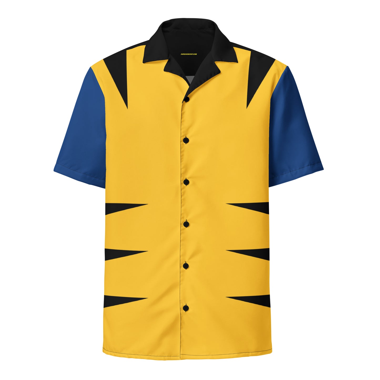 Wolverine Costume Short Sleeve Button Shirt