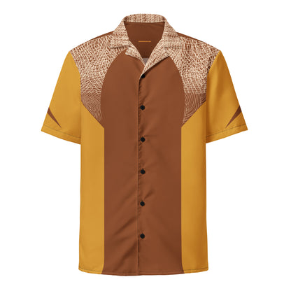 Sabretooth Costume Short Sleeve Button Shirt