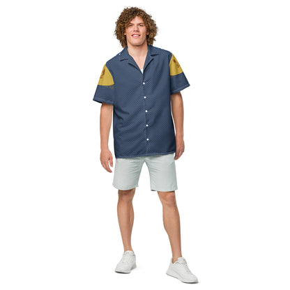 Homelander Costume Short Sleeve Button Shirt