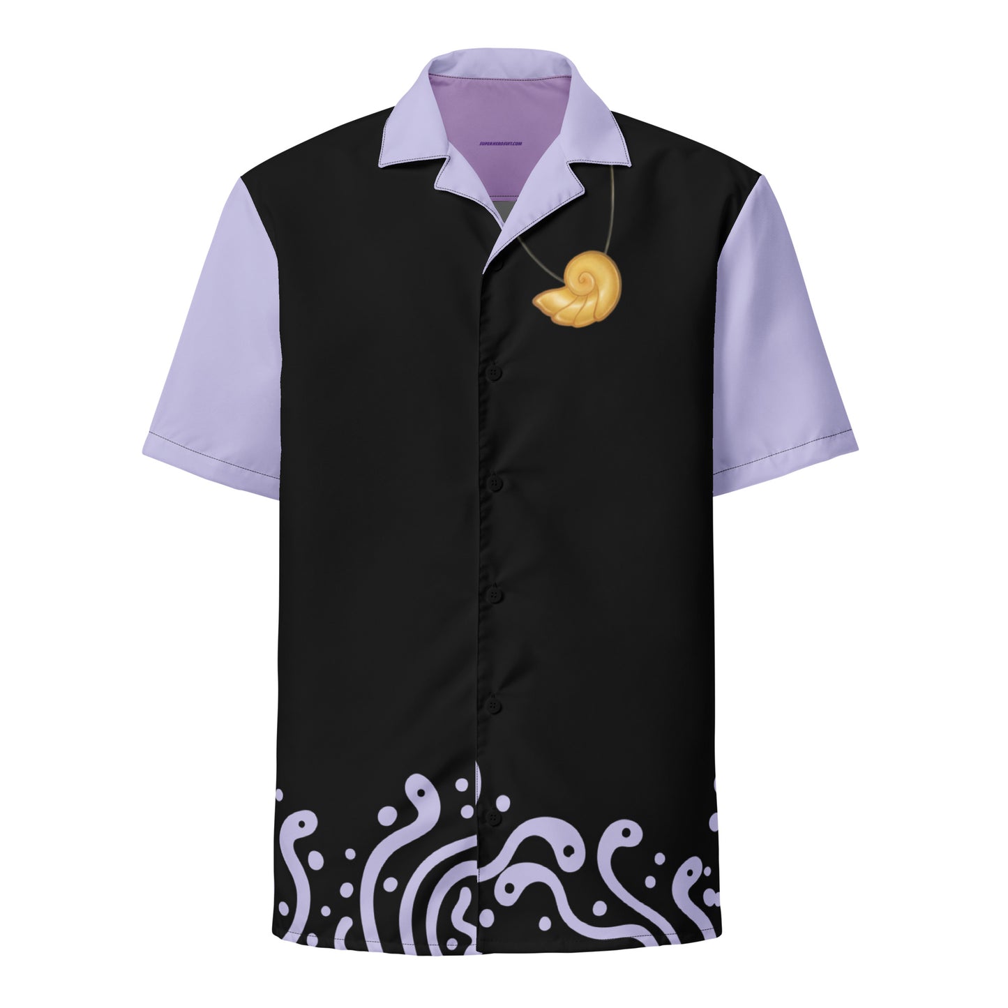 Sea Witch Costume Short Sleeve Button Shirt