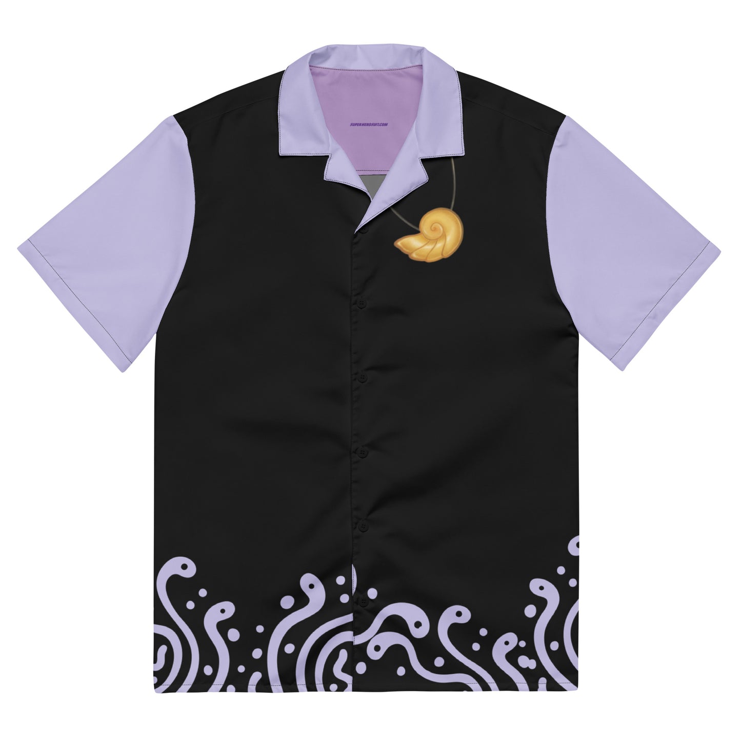 Sea Witch Costume Short Sleeve Button Shirt