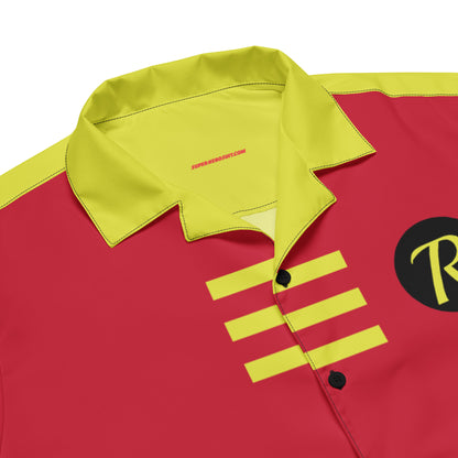 Robin Costume Short Sleeve Button Shirt