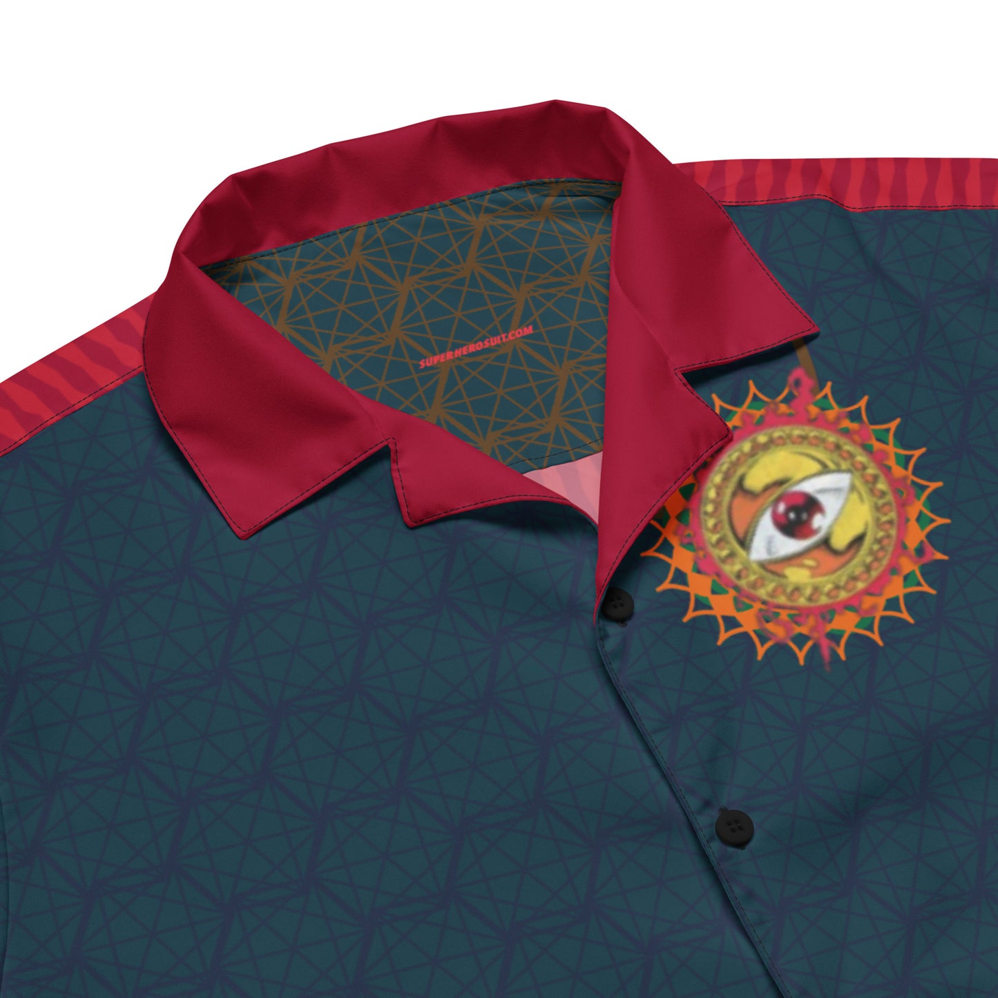 Strange Of Kamar-Taj Costume Short Sleeve Button Shirt