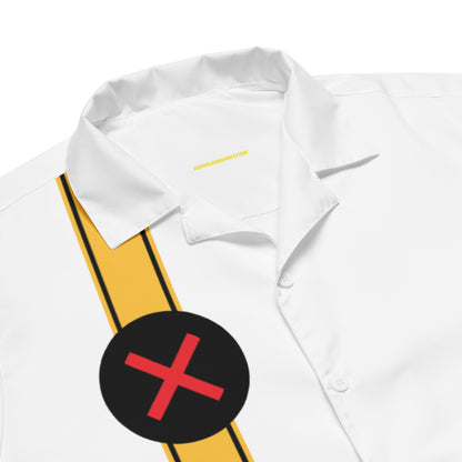 Storm (White Suit Variant) Costume Short Sleeve Button Shirt