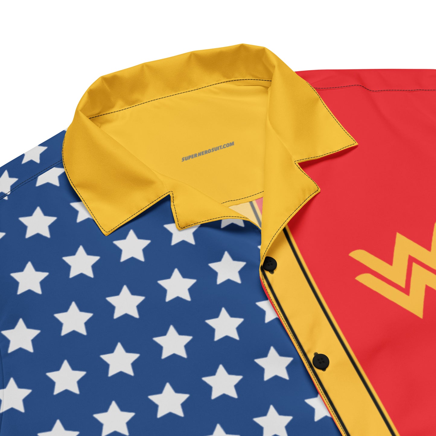 Diana Prince Short Sleeve Button Shirt