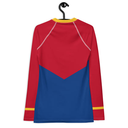 Diana Prince 1990's Women's Rash Guard