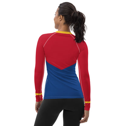 Diana Prince 1990's Women's Rash Guard