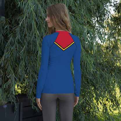 Captain Carol Danvers Women's Rash Guard