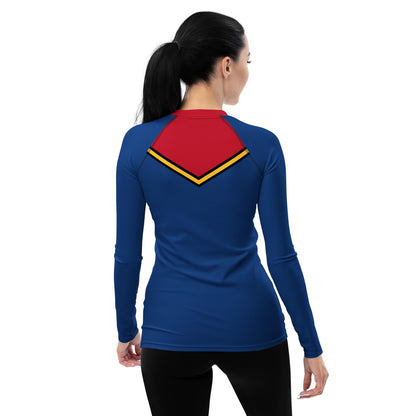 Captain Carol Danvers Women's Rash Guard