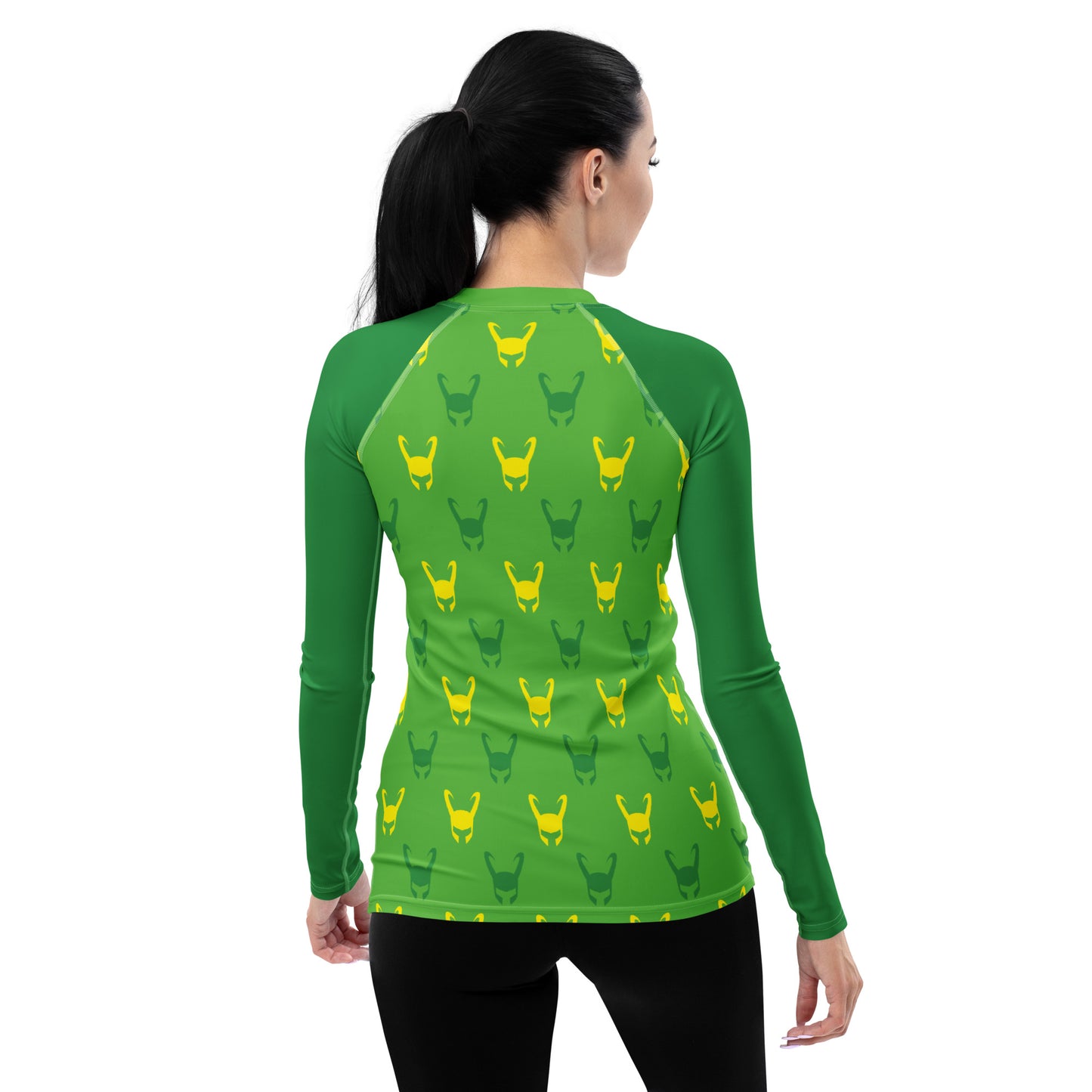 Loki Helmet (Green) Women's Rash Guard