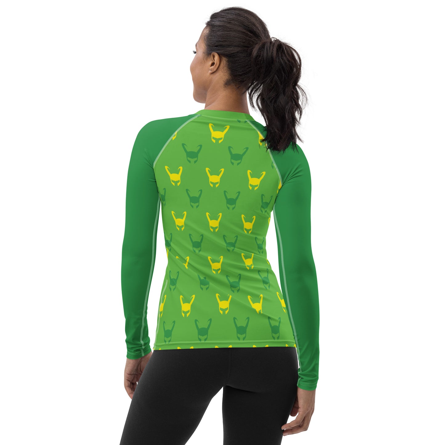 Loki Helmet (Green) Women's Rash Guard