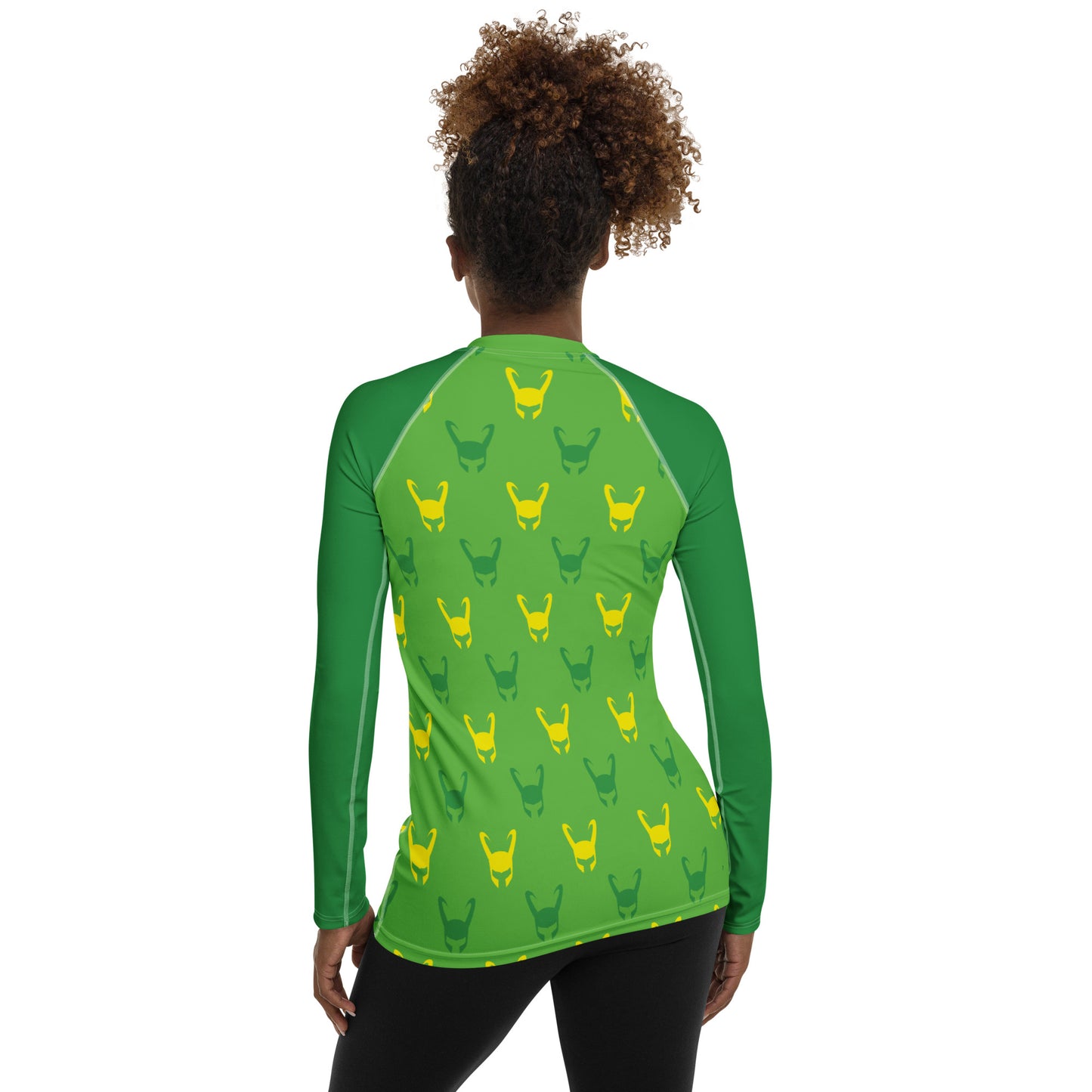 Loki Helmet (Green) Women's Rash Guard