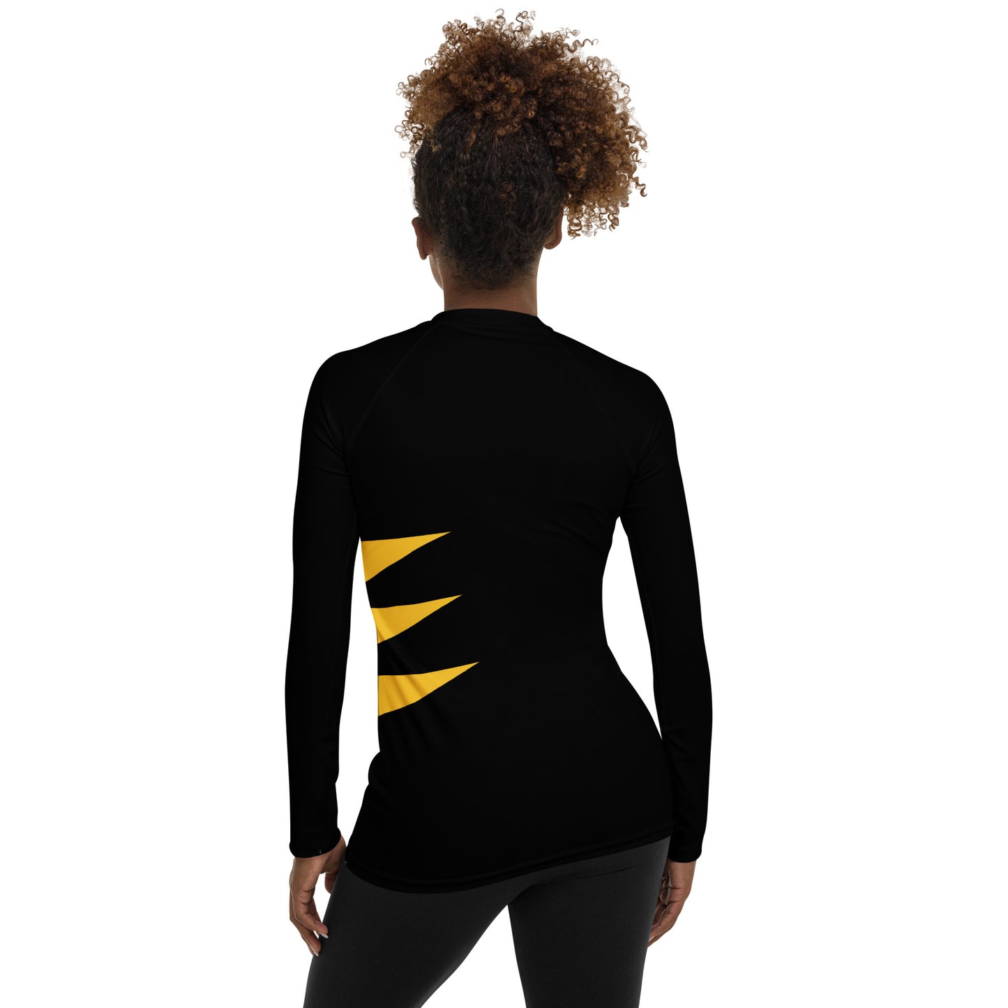 Wolverine (Black and Yellow) Women's Rash Guard