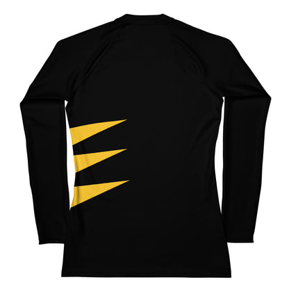 Wolverine (Black and Yellow) Women's Rash Guard