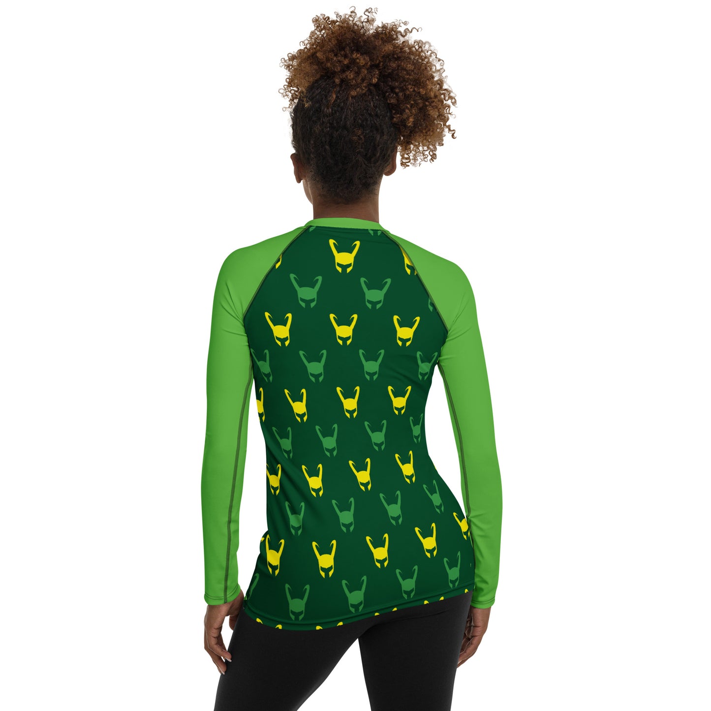 Loki Helmet (Dark Green) Women's Rash Guard