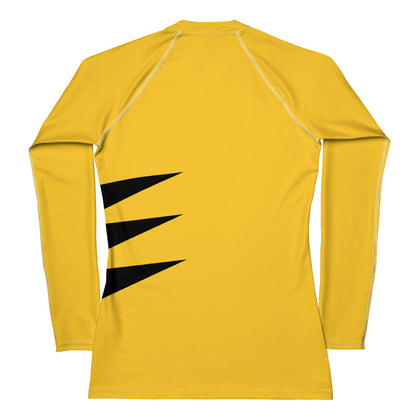 Wolverine (Yellow and Black) Women's Rash Guard