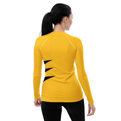 Wolverine (Yellow and Black) Women's Rash Guard