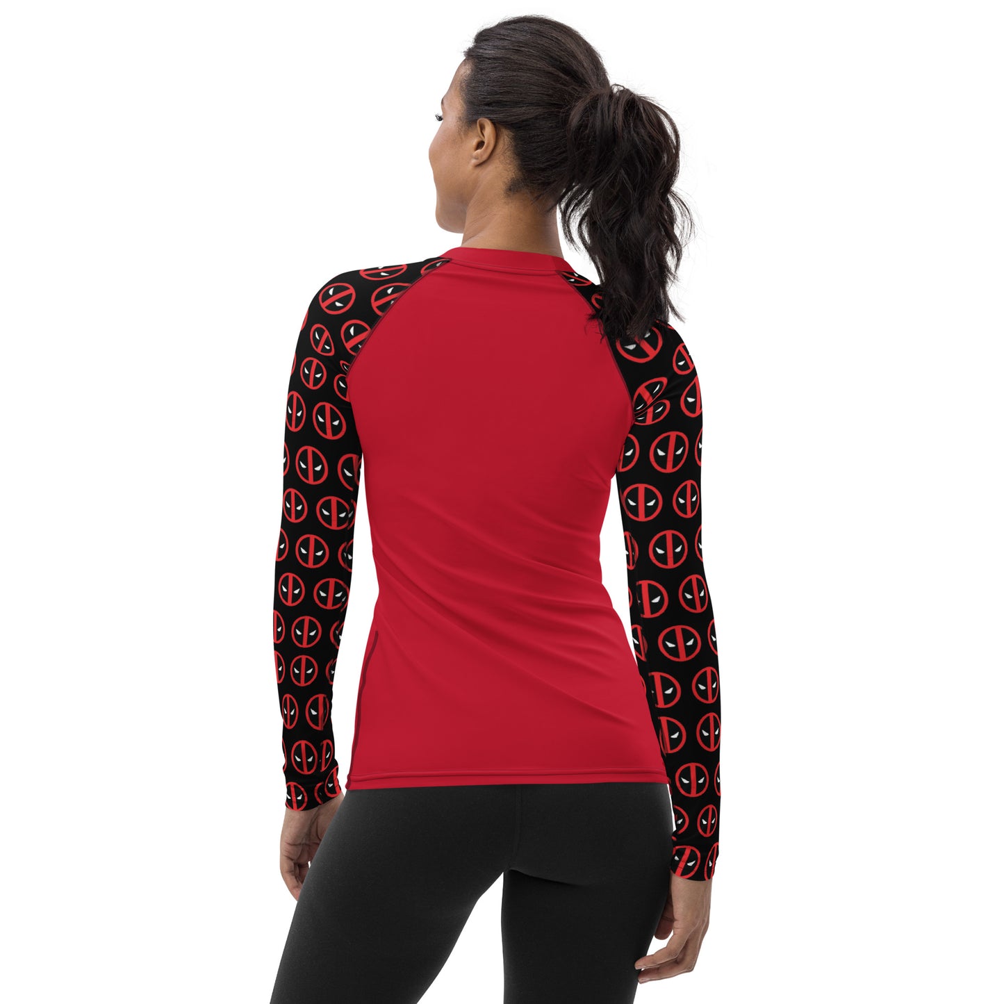 Deadpool Sleeves Women's Rash Guard