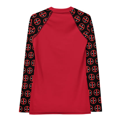 Deadpool Sleeves Women's Rash Guard