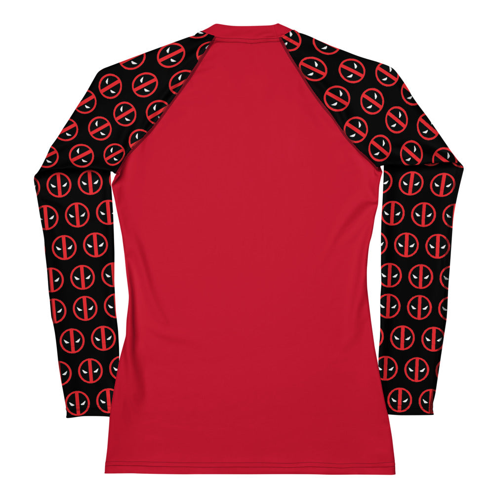 Deadpool Sleeves Women's Rash Guard