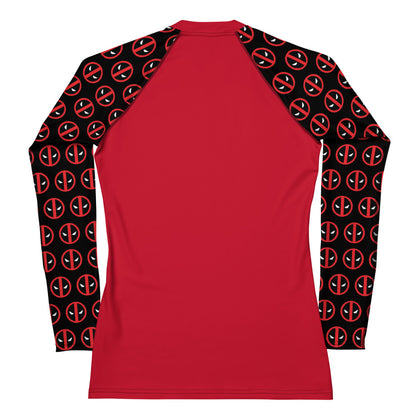 Deadpool Sleeves Women's Rash Guard