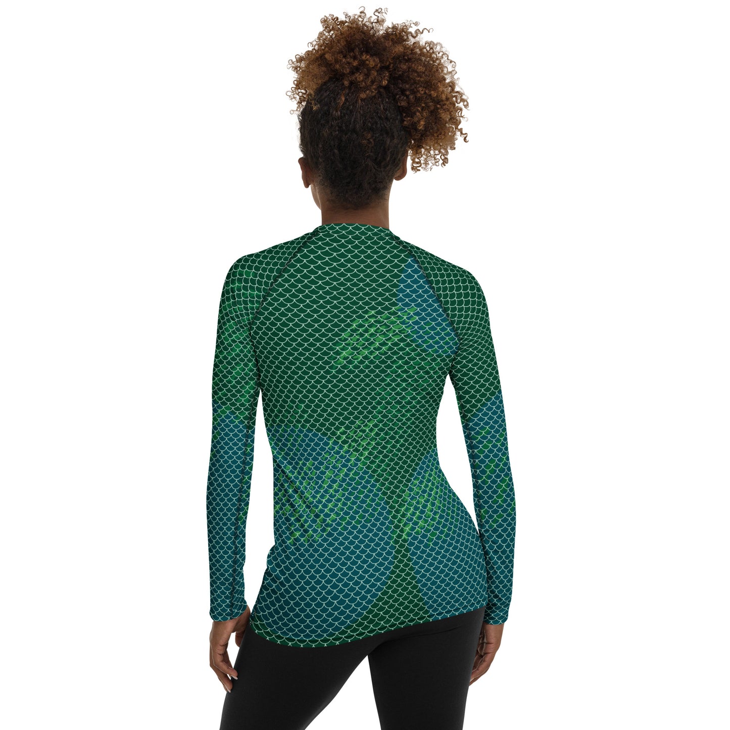 Mermaid Scales Women's Rash Guard