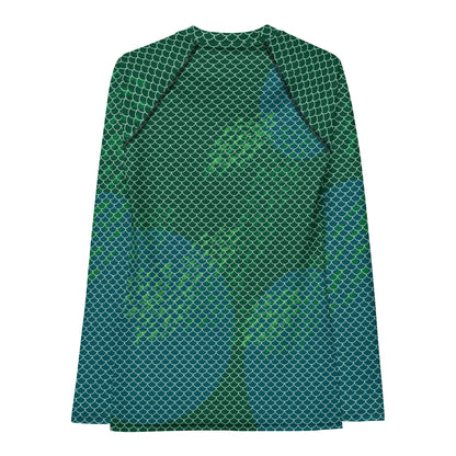 Mermaid Scales Women's Rash Guard