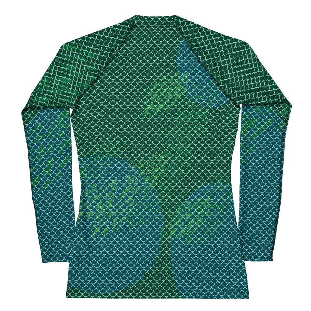 Mermaid Scales Women's Rash Guard