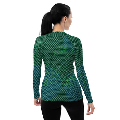 Mermaid Scales Women's Rash Guard