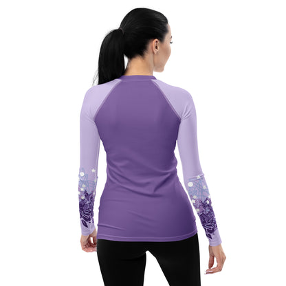 Purple Princess Women's Rash Guard