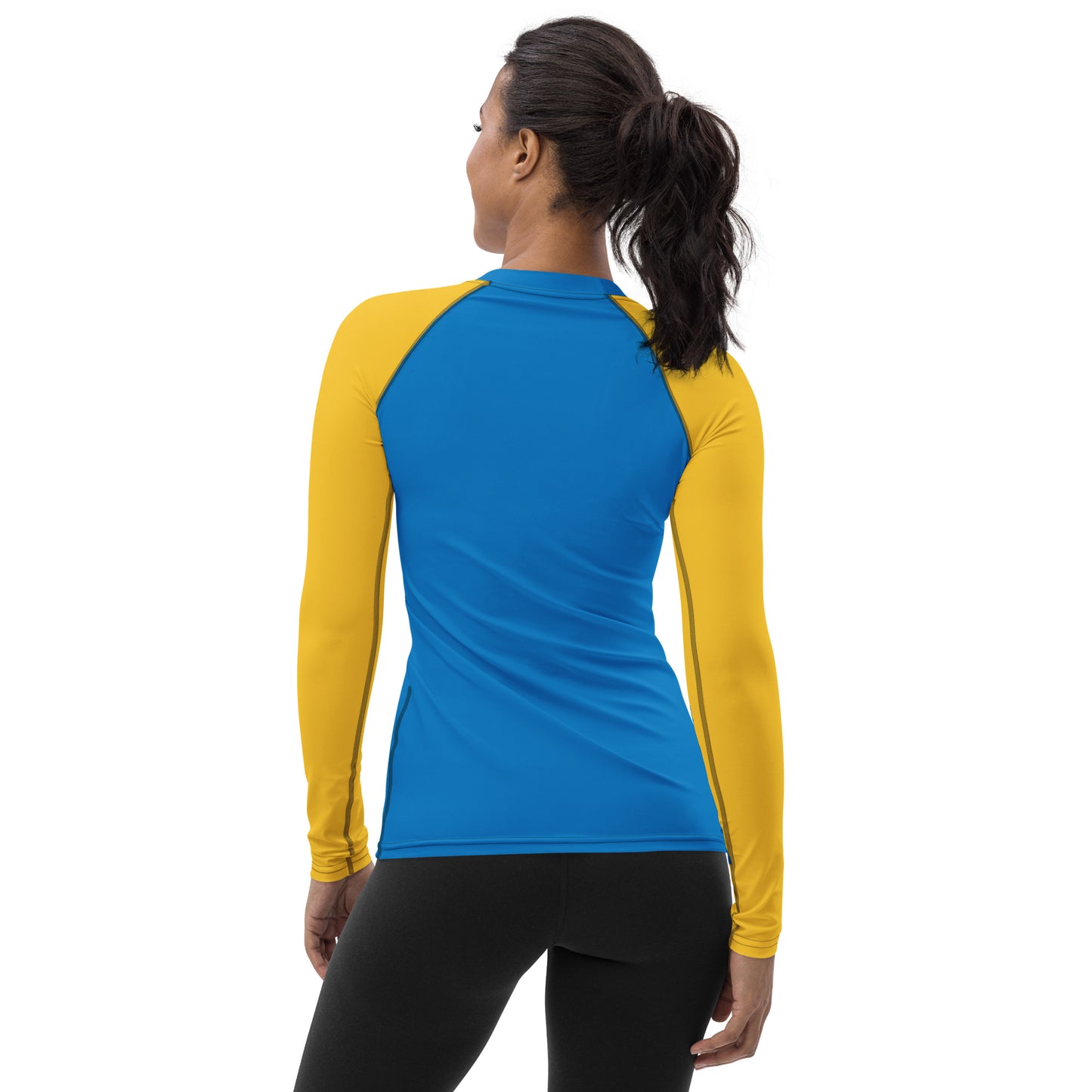 Xavier's School "Blue and Gold" Women's Rash Guard