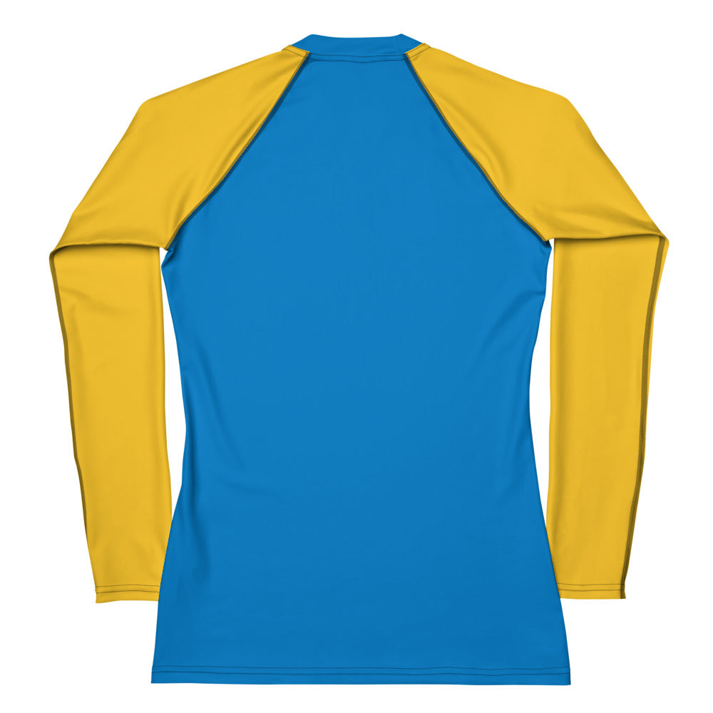 Xavier's School "Blue and Gold" Women's Rash Guard