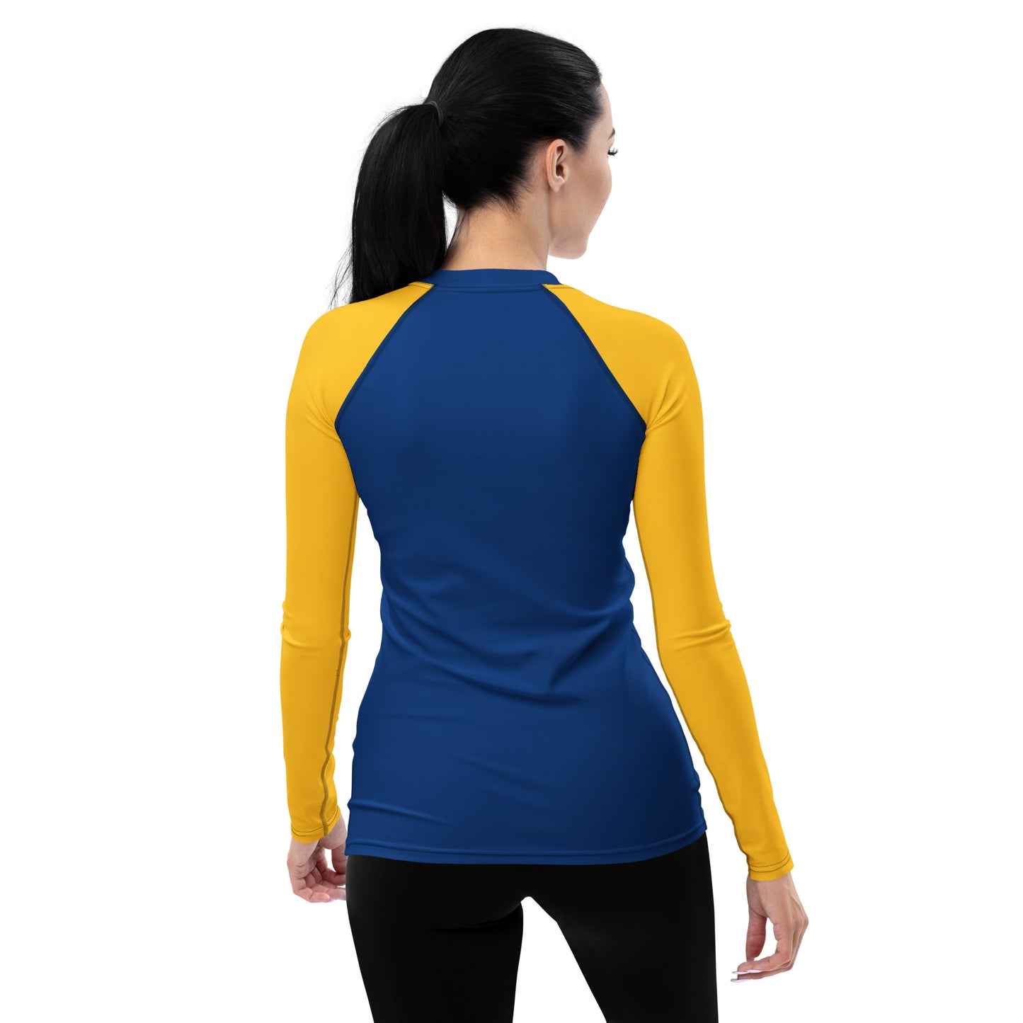 Xavier's School "Blue and Gold" (Dark) Women's Rash Guard