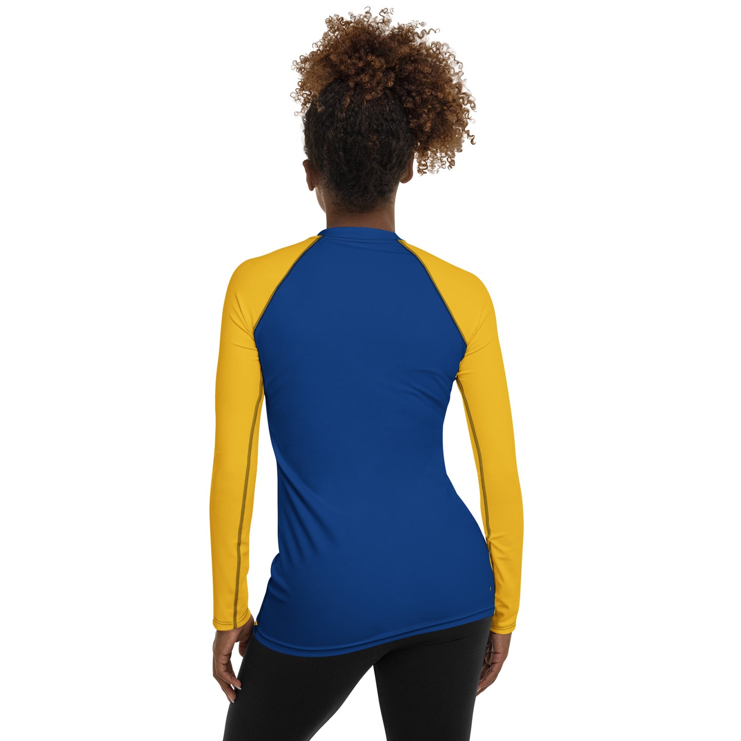 Xavier's School "Blue and Gold" (Dark) Women's Rash Guard