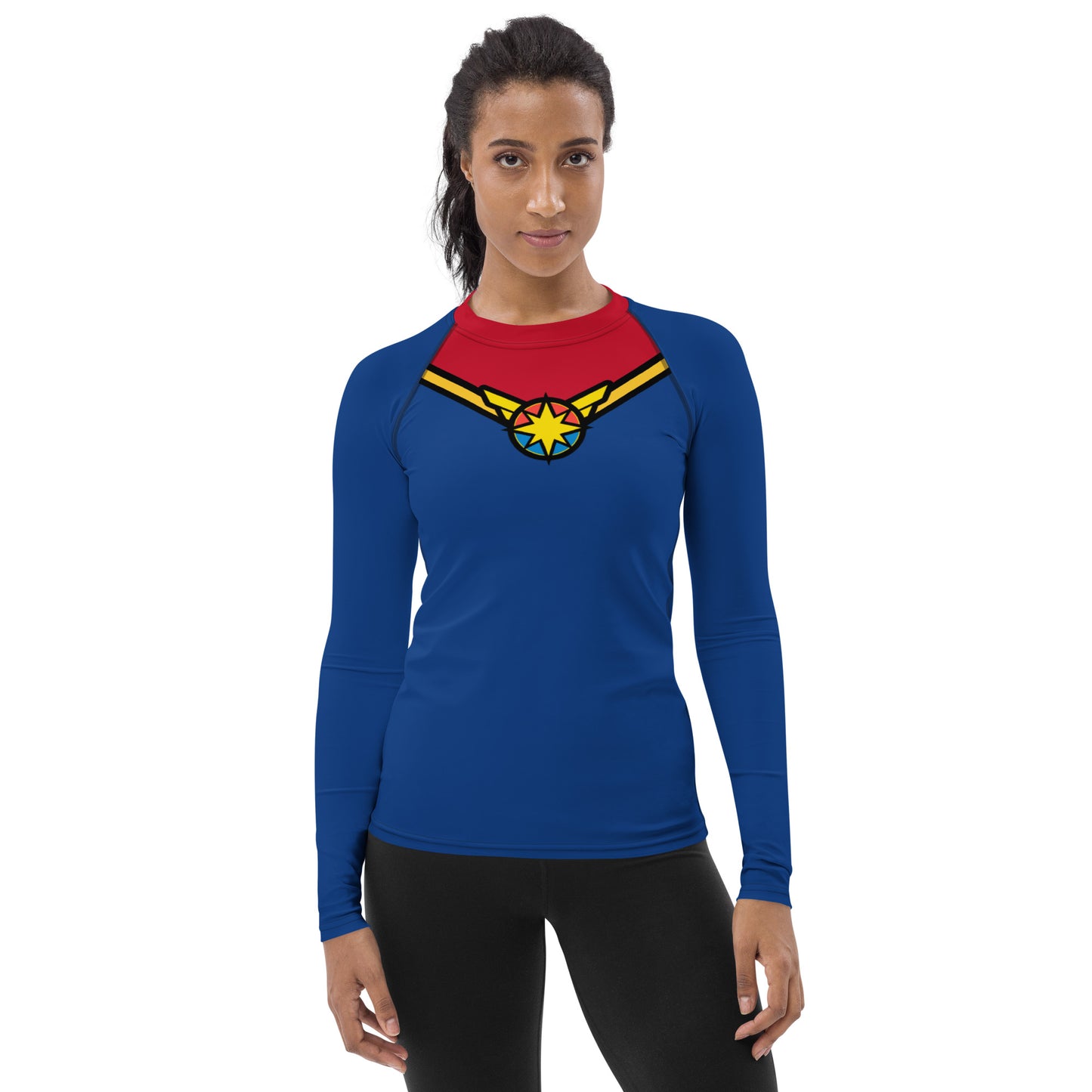 Captain Carol Danvers Women's Rash Guard