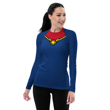 Captain Carol Danvers Women's Rash Guard