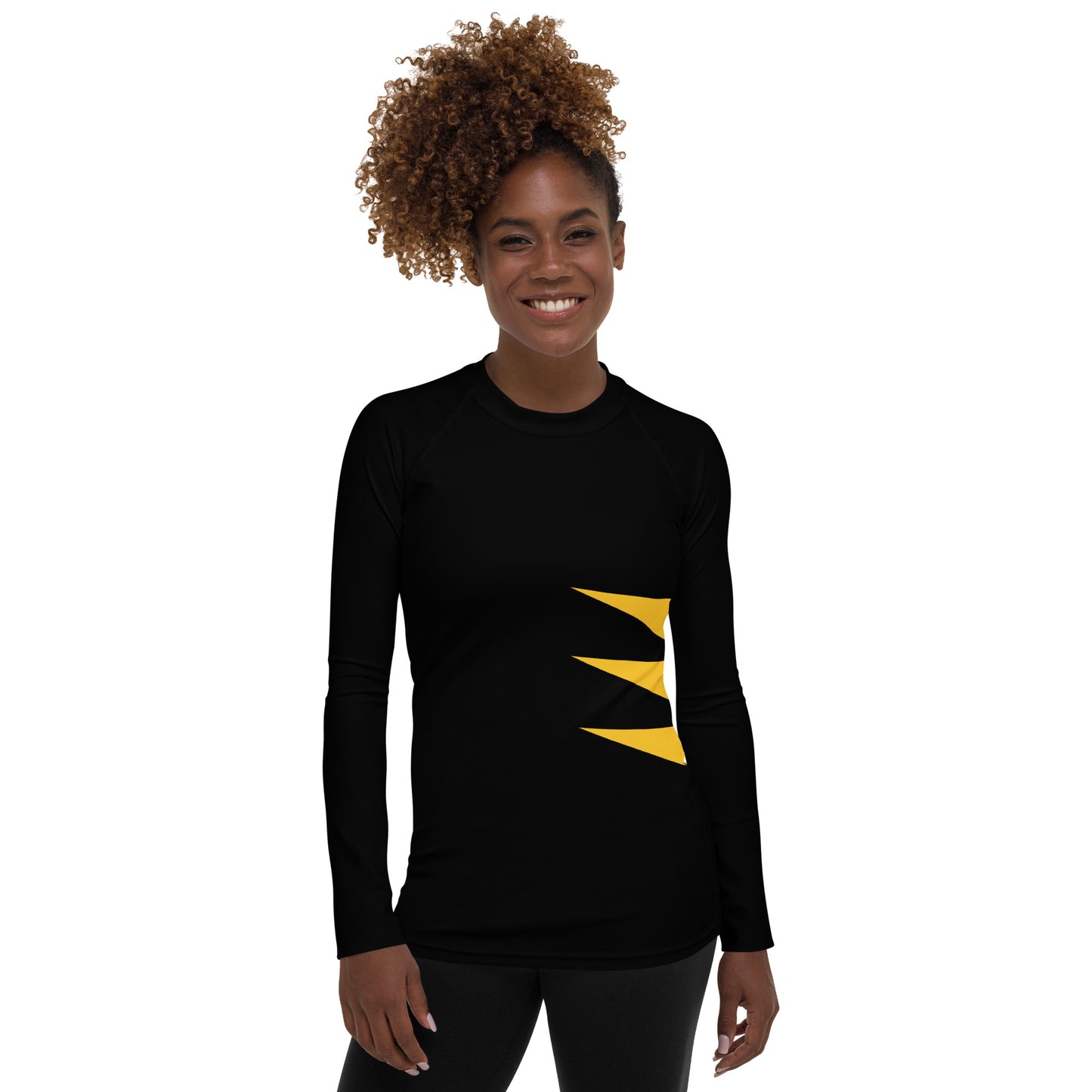 Wolverine (Black and Yellow) Women's Rash Guard