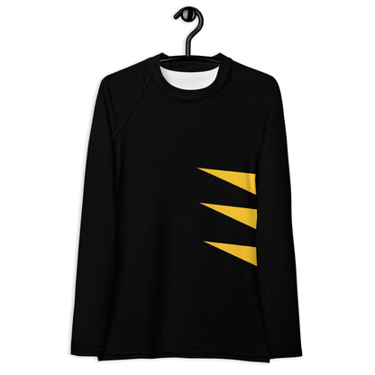 Wolverine (Black and Yellow) Women's Rash Guard