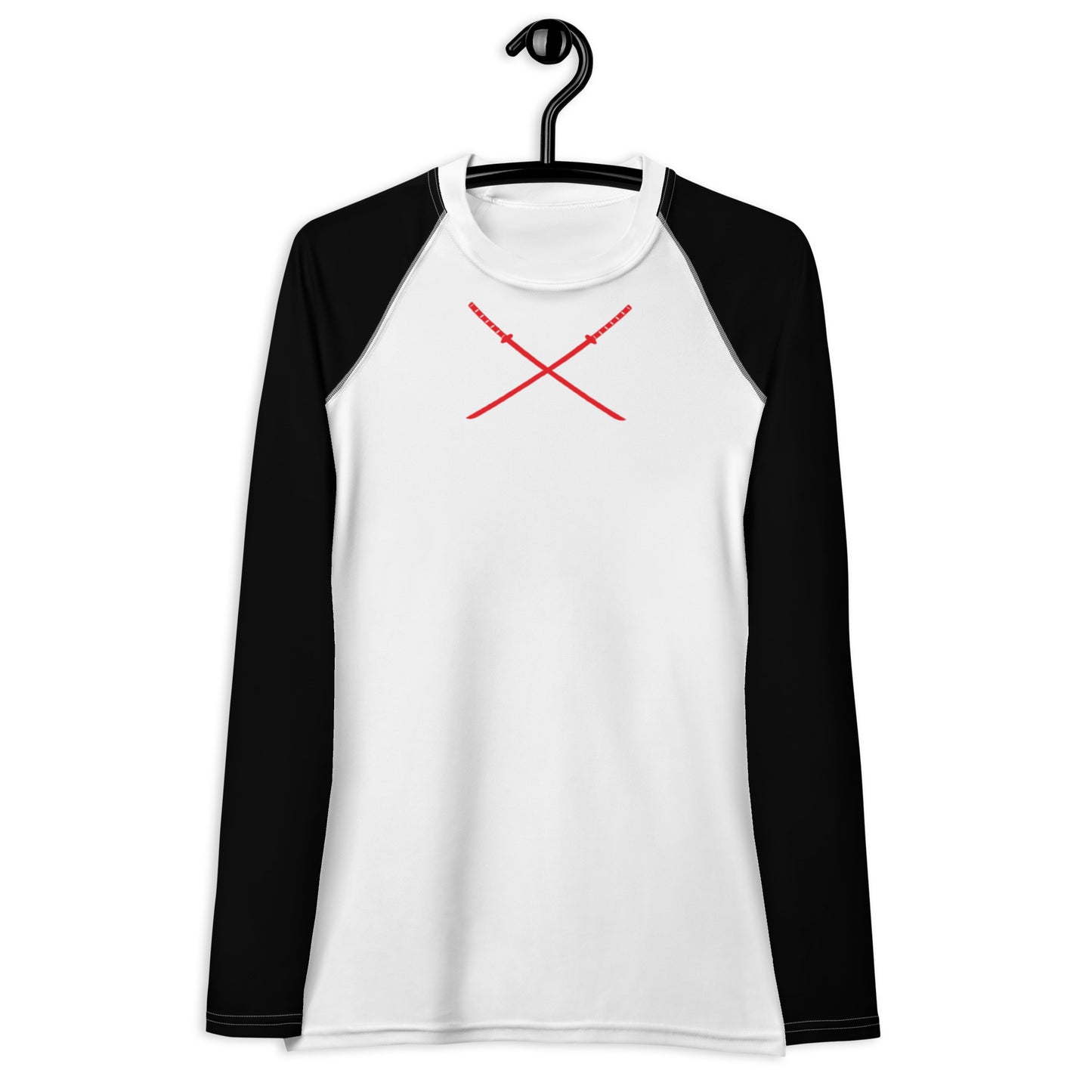 Deadpool Katanas (White) Women's Rash Guard