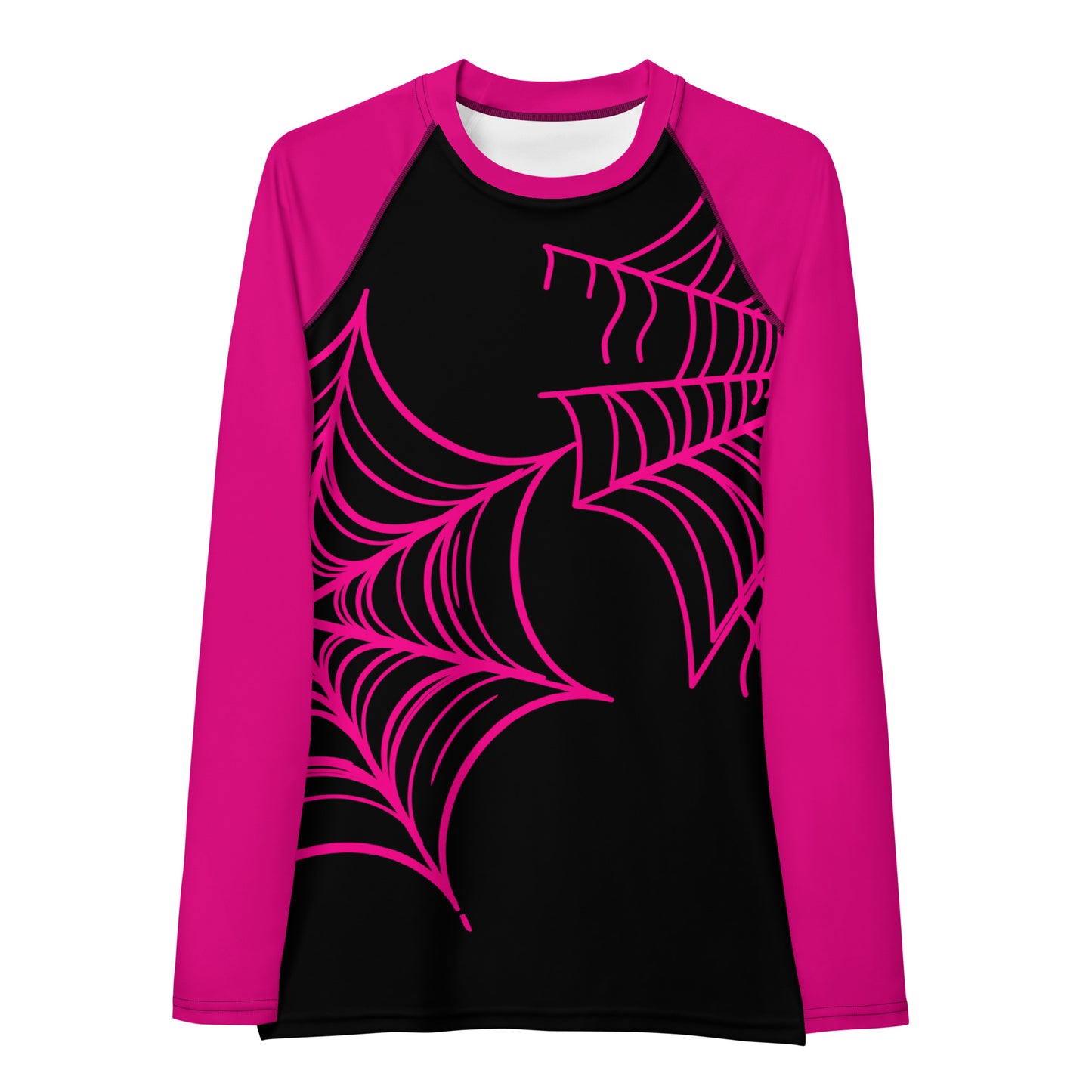 Spider-Gwen Webs (Black) Women's Rash Guard