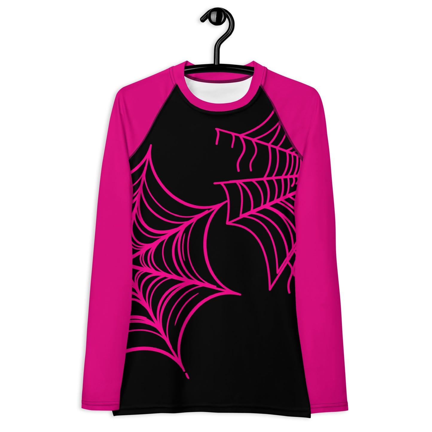 Spider-Gwen Webs (Black) Women's Rash Guard