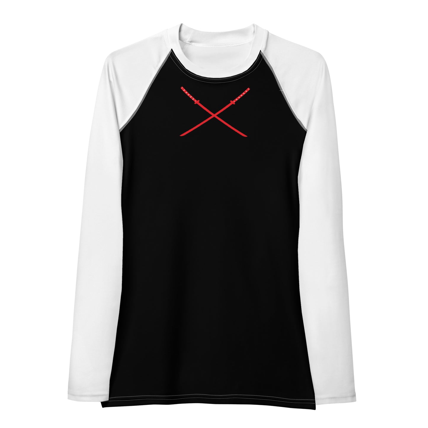 Deadpool Katanas (Black) Women's Rash Guard