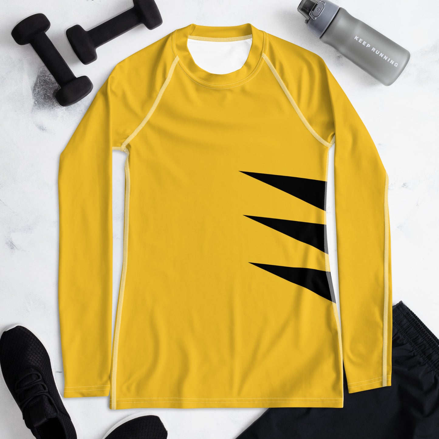 Wolverine (Yellow and Black) Women's Rash Guard