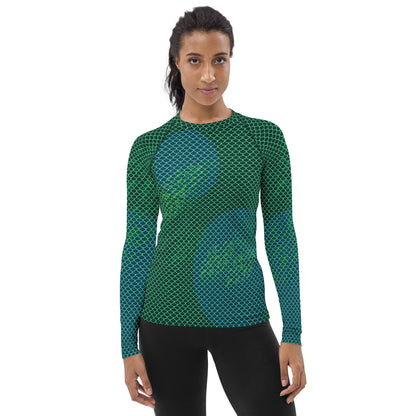 Mermaid Scales Women's Rash Guard