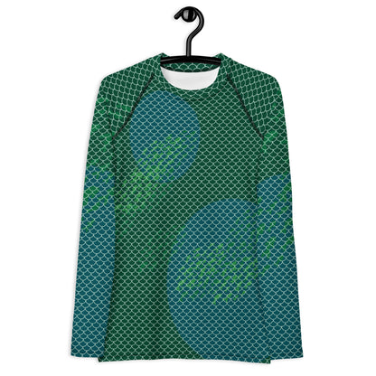 Mermaid Scales Women's Rash Guard