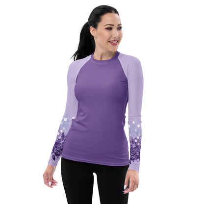 Purple Princess Women's Rash Guard