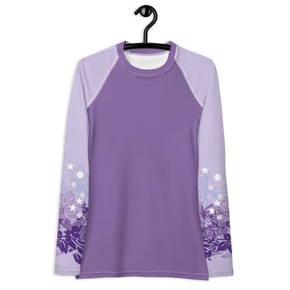 Purple Princess Women's Rash Guard