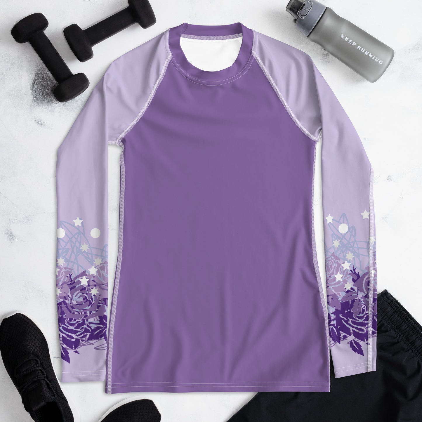 Purple Princess Women's Rash Guard