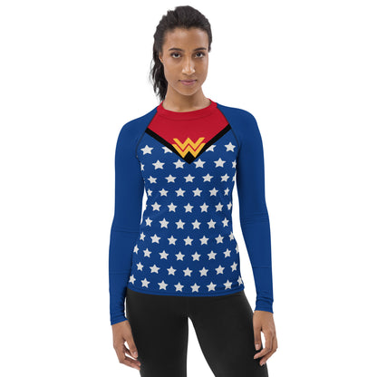 Diana Prince Women's Rash Guard